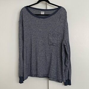 Blue & White Stripped Sweater